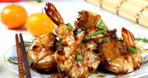 pan-fried shrimps