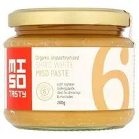 Miso Tasty Organic Shiro White Miso Cooking Paste - 200g (0.44lbs)