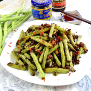 Green bean recipe with minced meat