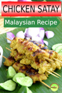 Chicken satay is prepared with the chicken meat marinated with a myriad of spices and grilled to perfection. This Malaysian chicken satay recipe is tender and succulent and can be prepared with a grilled pan.