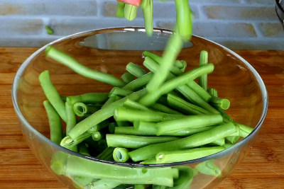Sauteed green bean - cut green bean 2