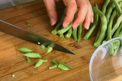 Sauteed green bean - cut green bean