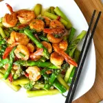 shrimp and asparagus stir fry thumbnail