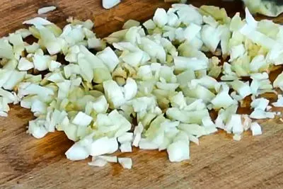 Stir fry Chinese vegetables - garlic