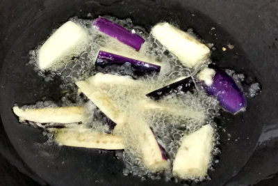 Chinese eggplant recipe - deep fry