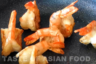 honey garlic shrimp - pan fry shrimp