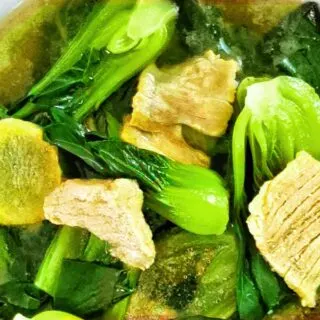 Bok choy soup featured image