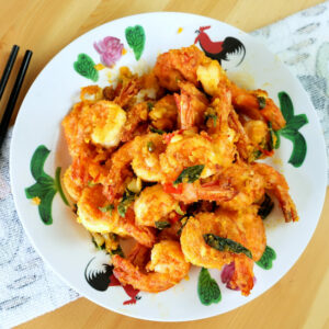 salted egg shrimp recipe 4