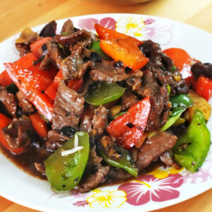 beef with black bean sauce recipe square