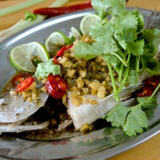 Thai steamed fish featured image